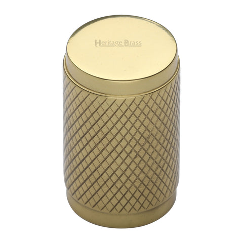 Cylindrical Knurled Cabinet Knob