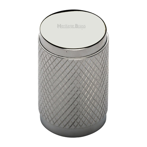 Cylindrical Knurled Cabinet Knob