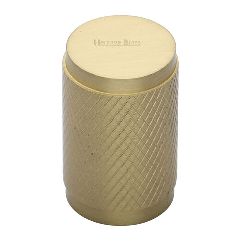 Cylindrical Knurled Cabinet Knob