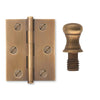 FBH.03.01 Medium Traditional Brass Butt Hinge with HF.03.01