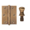 FBH.03.01 Medium Traditional Brass Butt Hinge with HF.03.01