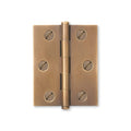 FBH.03.01 Medium Traditional Brass Butt Hinge 22mm Thick with HF.02.01
