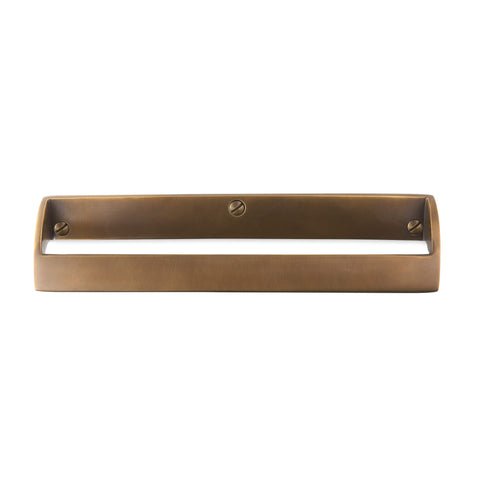 H.05.02 Large Victorian Offset Handle With Full Width Backplate Suitable for Drawers and Doors