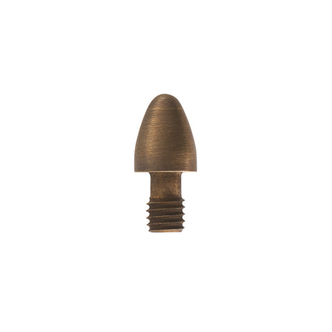 FBH.01.01 Small Traditional Brass Butt Finial Hinge with HF.08.01