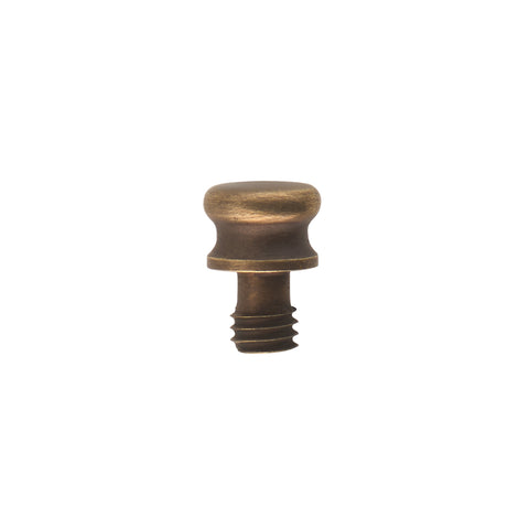 FBH.01.01 Small Traditional Brass Butt Finial Hinge with HF.11.01