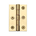 Double Phosphor Washered Brass Butt Hinges