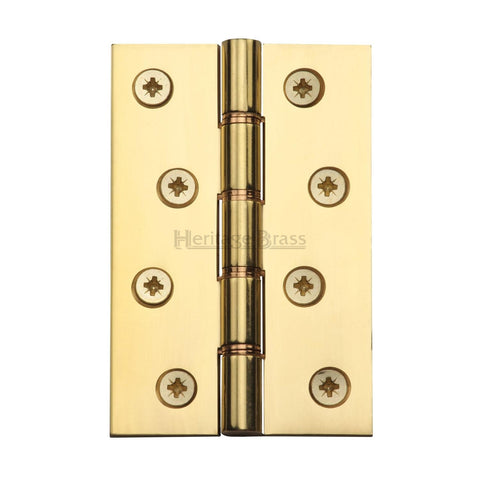 Double Phosphor Washered Brass Butt Hinges