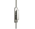 Locking Espagnolette Bolt With Flat T Bar Handle to Suit Maximum Door Height 2400mm c/w Allen Key Lock