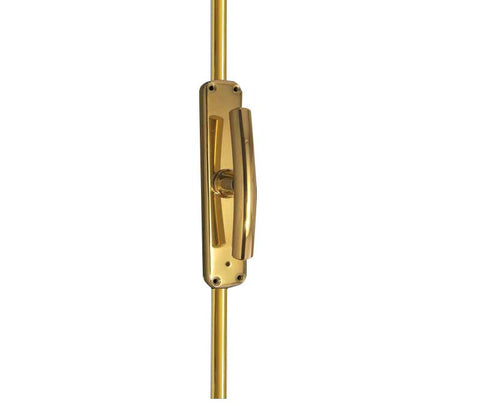 Locking Espagnolette Bolt With Curved T Bar Handle to Suit Maximum Door Height 2400mm c/w Allen Key Lock