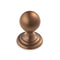 K.02.01 22mm Dia Victorian ball knob on 28mm dia rose suitable for doors and drawers