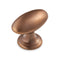 K.09.01 42mm Victorian oval knob on 25mm dia rose suitable for doors and drawers