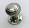 English 51mm Stepped Mortice Bun Knob Furniture on Rose