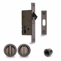 Sliding Lock with Round Privacy Turns