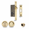 Sliding Lock with Round Privacy Turns