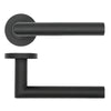 Loreto Lever Handle on Round Rose