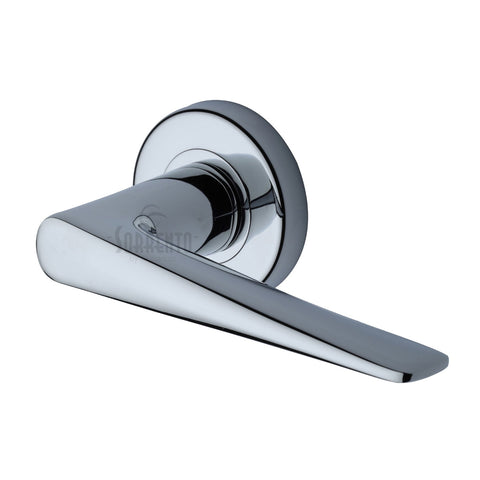 Amalfi Lever Handle on Round Rose