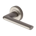 Lena Lever Handle on Round Rose