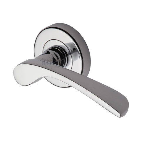 Arcadia Lever Handle on Round Rose