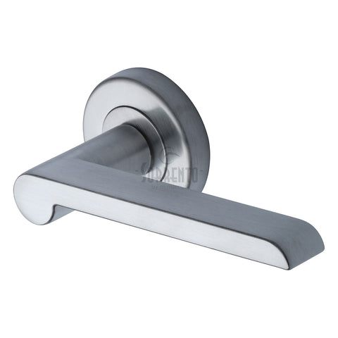 Lugano Lever Handle on Round Rose