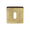 54 x 54mm Square Keyhole Escutcheon Concealed Fix