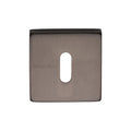 54 x 54mm Square Keyhole Escutcheon Concealed Fix
