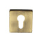 54 x 54mm Square Euro Profile Escutcheon Concealed Fix