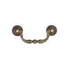 Classic Ornate Swan Drawer Drop Pull 96mm Centres
