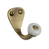 Single Robe Hook with Ceramic End