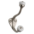 Double Robe Hook with Ceramic Ends