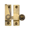 Hook Plate Straight Arm Sash Fastener With Reeded Ball 69 x 20mm