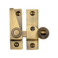 Hook Plate Lockable Straight Arm Sash Fastener With Reeded Ball 69 x 20mm