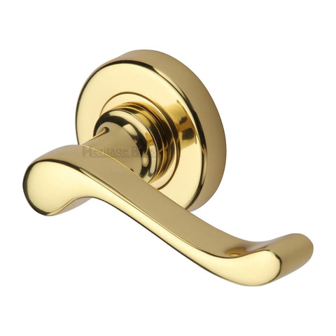 Bedford Lever Handle on Round Rose