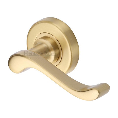 Bedford Lever Handle on Round Rose