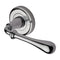 Roma Lever Handle on Round Rose