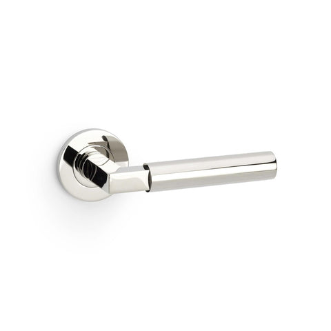 Alexander & Wilks Hurricane Plain Lever on Round Rose