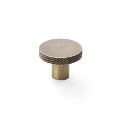 Alexander & Wilks Hanover Knurled Circular Cupboard Knob