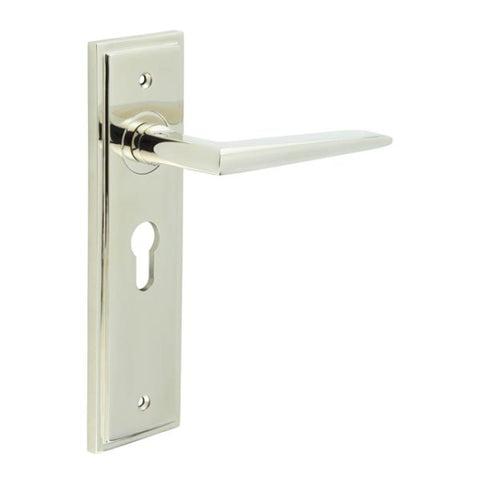 Mayfair Lever Handle on Backplate