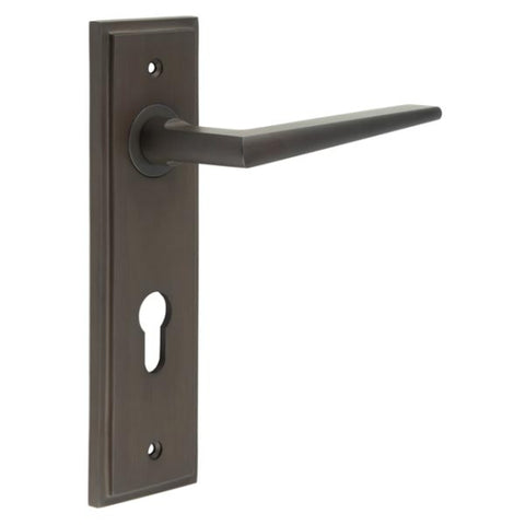 Mayfair Lever Handle on Backplate