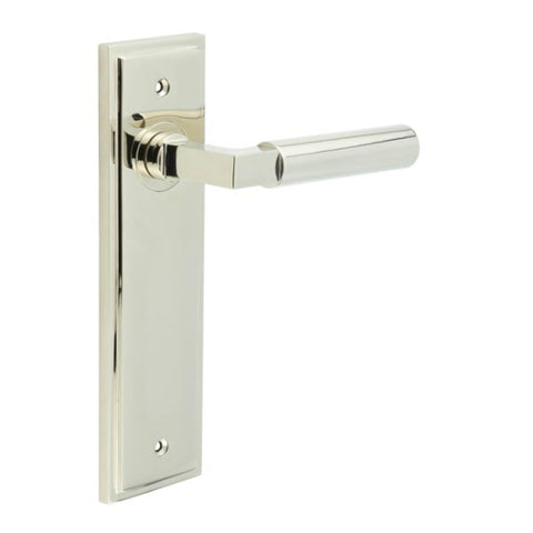 Westminster Lever Handle on Backplate