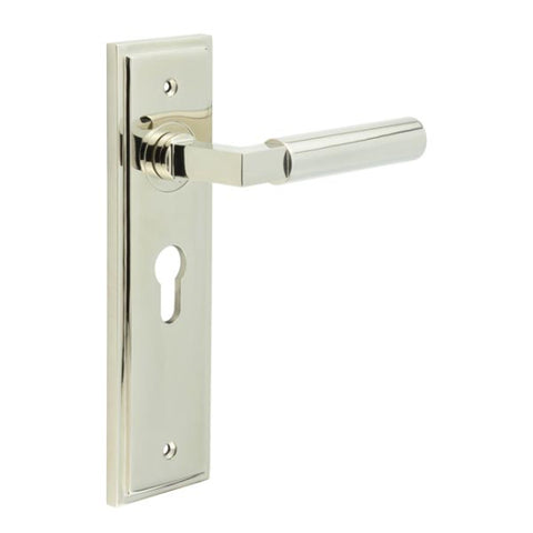 Westminster Lever Handle on Backplate