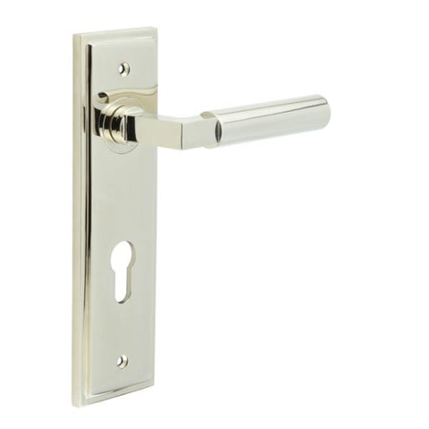 Westminster Lever Handle on Backplate