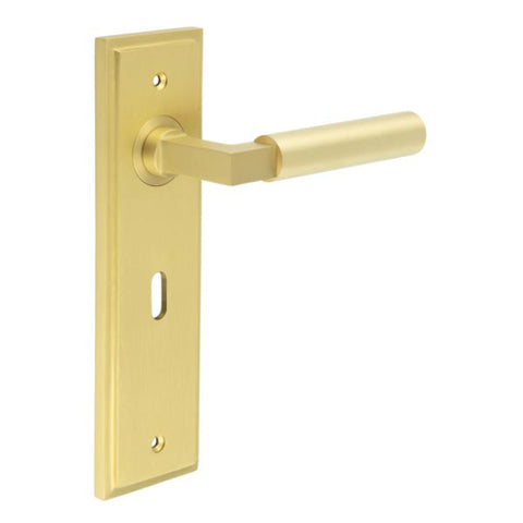 Westminster Lever Handle on Backplate