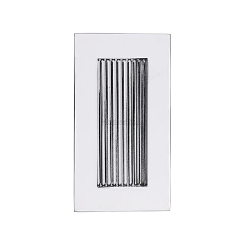 Reeded Rectangular Flush Pull Concealed Fix