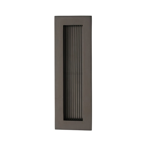 Reeded Rectangular Flush Pull Concealed Fix