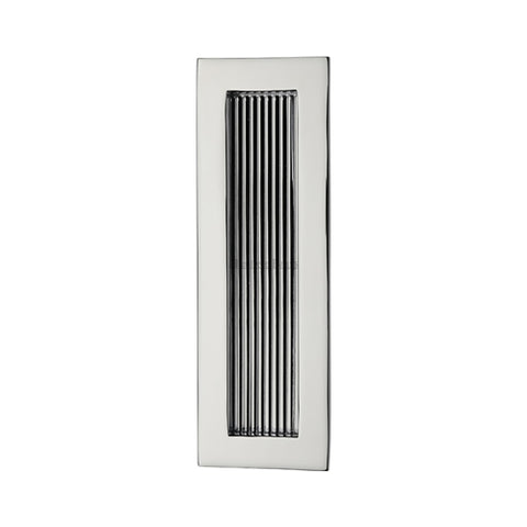 Reeded Rectangular Flush Pull Concealed Fix