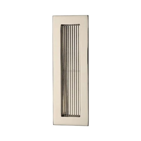 Reeded Rectangular Flush Pull Concealed Fix