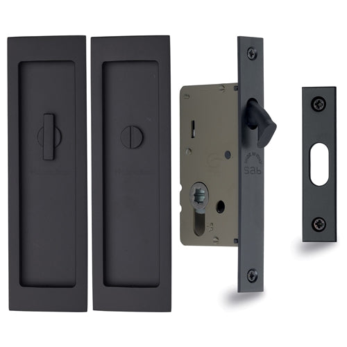 Sliding Lock with Rectangular Privacy Turn & Release– FulhamBrassOnline