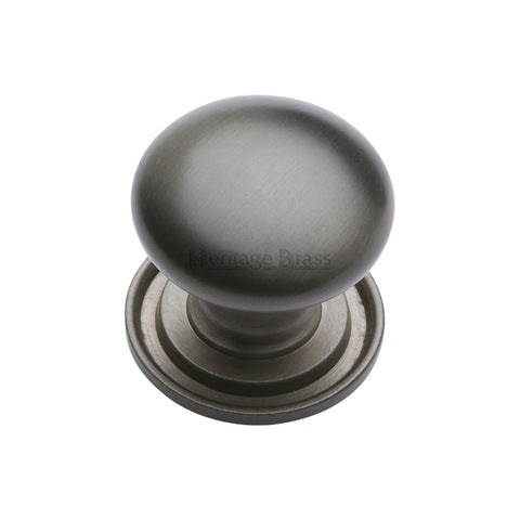 Victorian Round Cabinet Knob on Rose