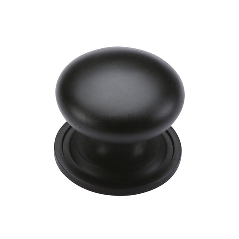 Victorian Round Cabinet Knob on Rose