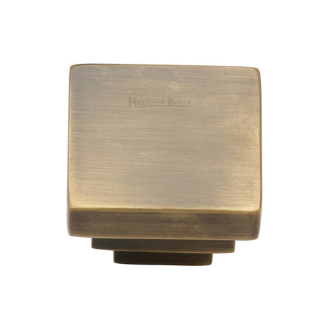 Square Stepped Cabinet Knob 32 x 32mm